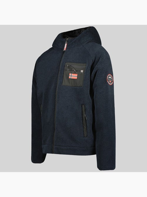 Veste polaire zippée à capuche udaf – geographical norway - Kiabi