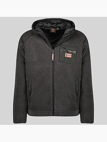 Veste polaire zippée à capuche udaf – geographical norway