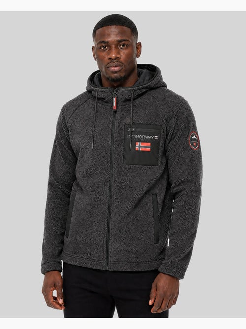 Veste polaire zippée à capuche udaf – geographical norway - Kiabi