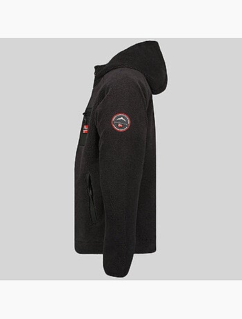 Veste polaire zippée à capuche udaf – geographical norway