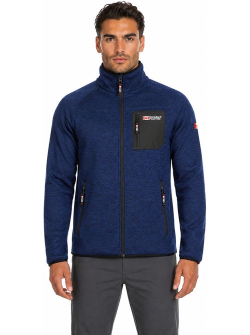 Veste polaire zippée col montant titleak – canadian peak - Kiabi