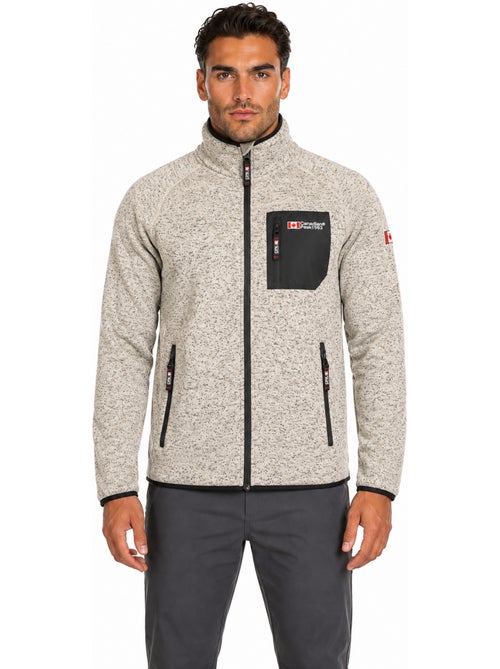 Veste polaire zippée col montant titleak – canadian peak - Kiabi