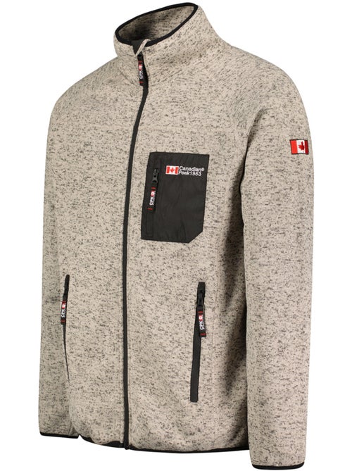 Veste polaire zippée col montant titleak – canadian peak - Kiabi