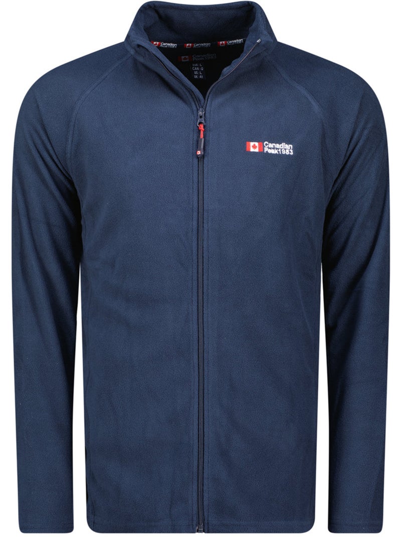 Veste polaire zippée col montant tugeak – canadian peak Bleu marine - Kiabi