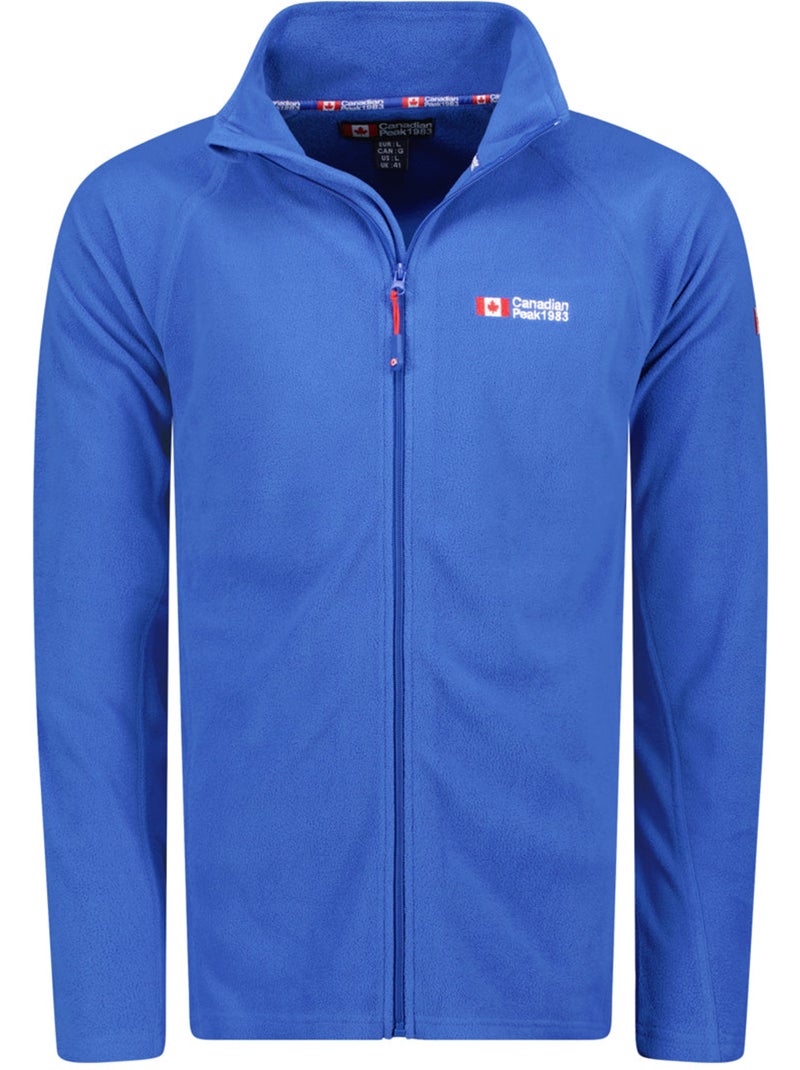 Veste polaire zippée col montant tugeak – canadian peak Bleu roi - Kiabi