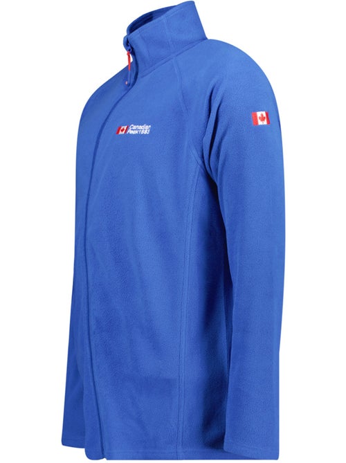 Veste polaire zippée col montant tugeak – canadian peak - Kiabi