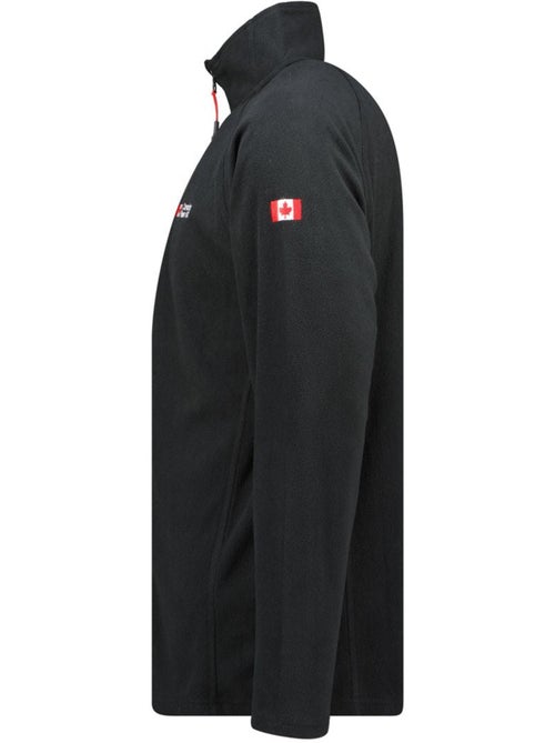Veste polaire zippée col montant tugeak – canadian peak - Kiabi