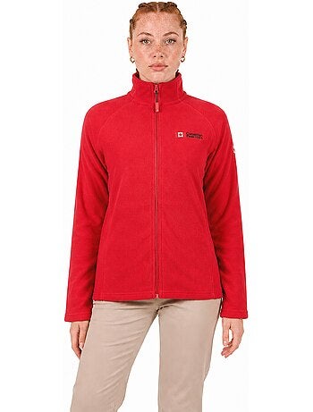 Veste polaire zippée col montant tugeak – canadian peak