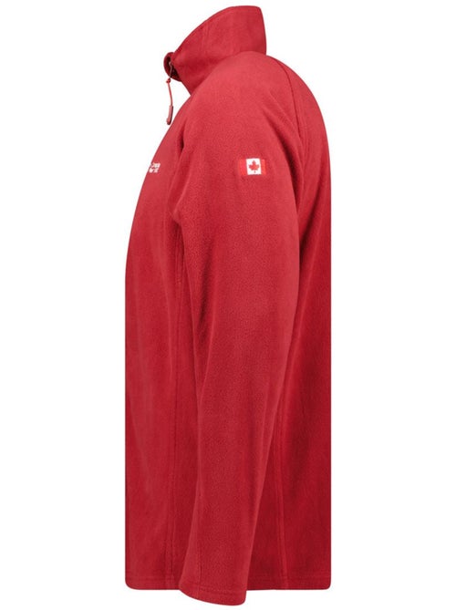 Veste polaire zippée col montant tugeak – canadian peak - Kiabi