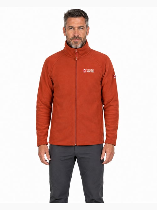 Veste polaire zippée col montant tugeak – canadian peak - Kiabi