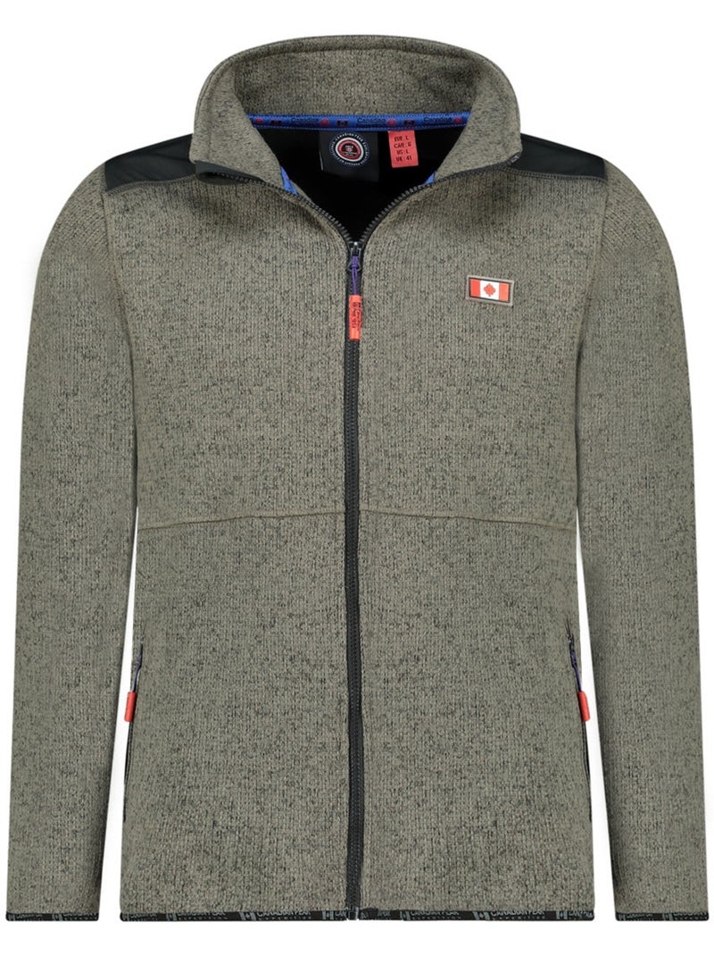 Veste polaire zippée tickaeleak – canadian peak Gris foncé - Kiabi