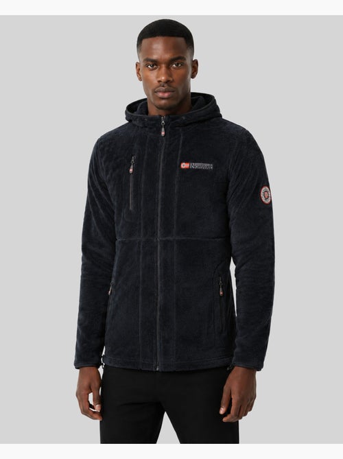 Veste polaire zippée upload hood – geographical norway - Kiabi