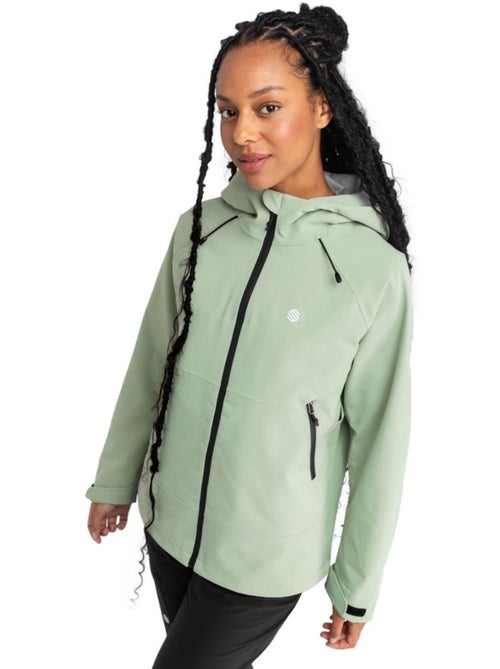 Veste randonnée hardshell femme randonnée femme lac léman - Kiabi