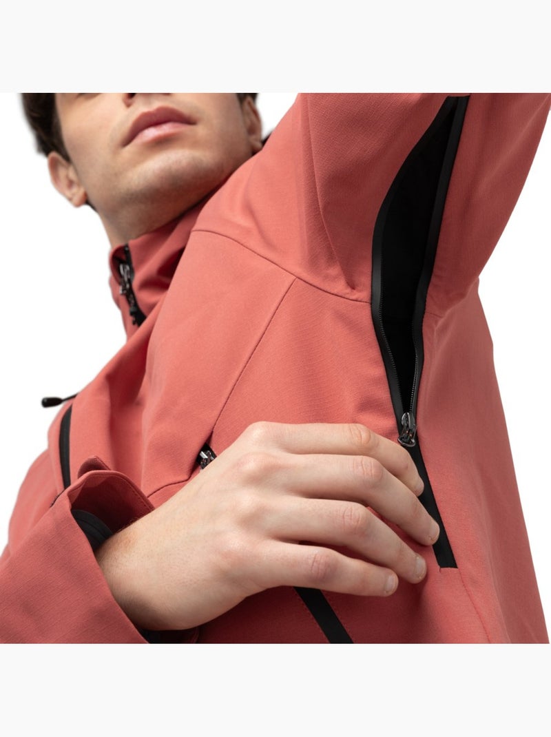 Veste randonnée hardshell homme randonnée homme simien Rouge - Kiabi