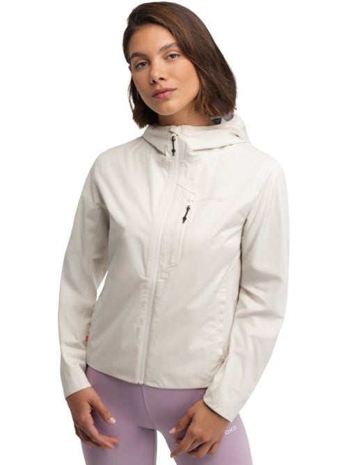 Veste randonnée imperméable ultralégère femme randonnée femme velora sand - Kiabi