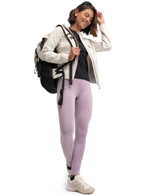 Veste randonnée imperméable ultralégère femme randonnée femme velora sand - Kiabi