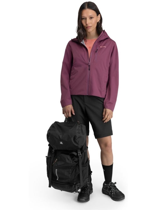 Veste randonnée imperméable ultralégère femme randonnée femme velora - Kiabi