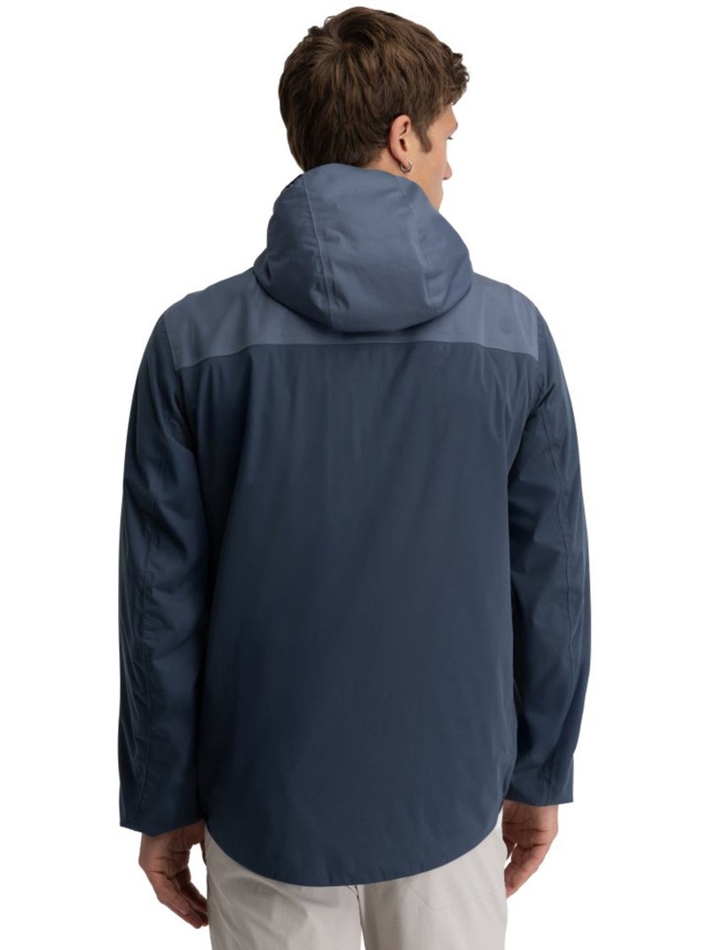 Veste randonnée imperméable ultralégère homme randonnée homme ventra Bleu - Kiabi