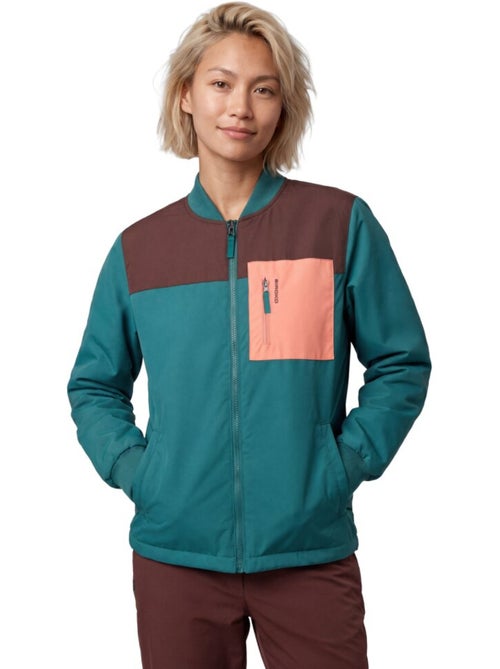 Veste randonnée isolante col bomber homme femme sarek-w - Kiabi