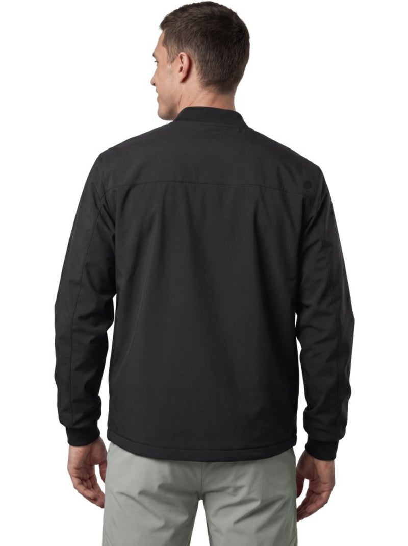 Veste randonnée isolante col bomber homme homme sarek Noir - Kiabi