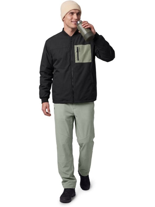 Veste randonnée isolante col bomber homme homme sarek - Kiabi
