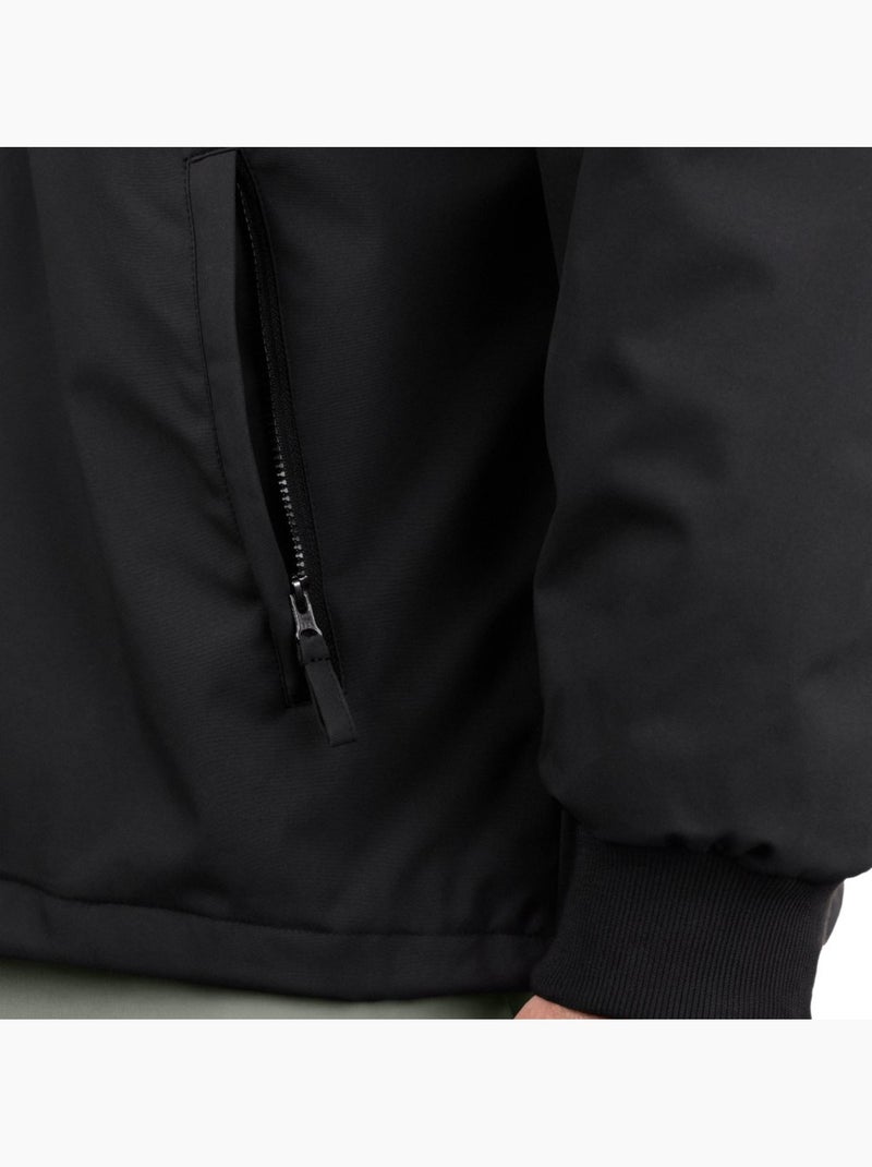 Veste randonnée isolante col bomber homme homme sarek Noir - Kiabi