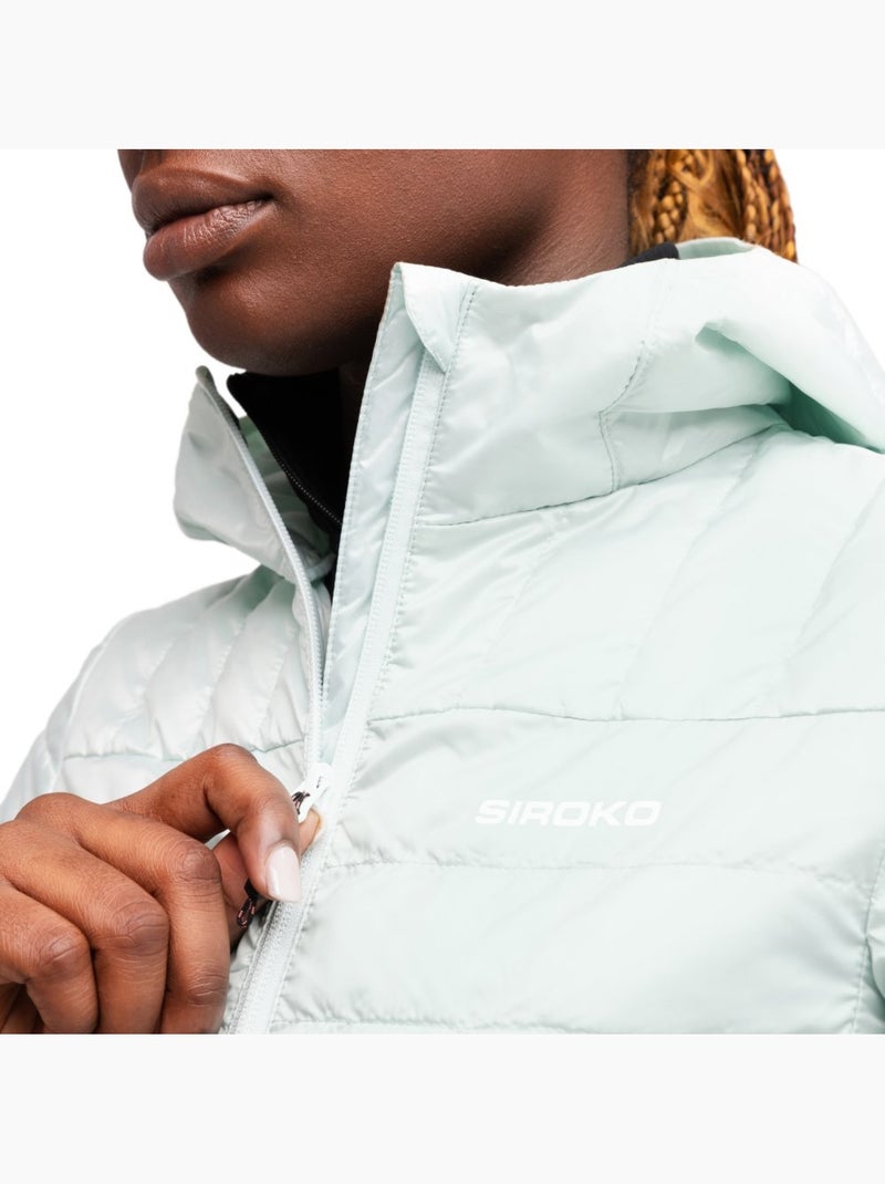 Veste randonnée isolante ultralégère femme randonnée femme haven Vert - Kiabi