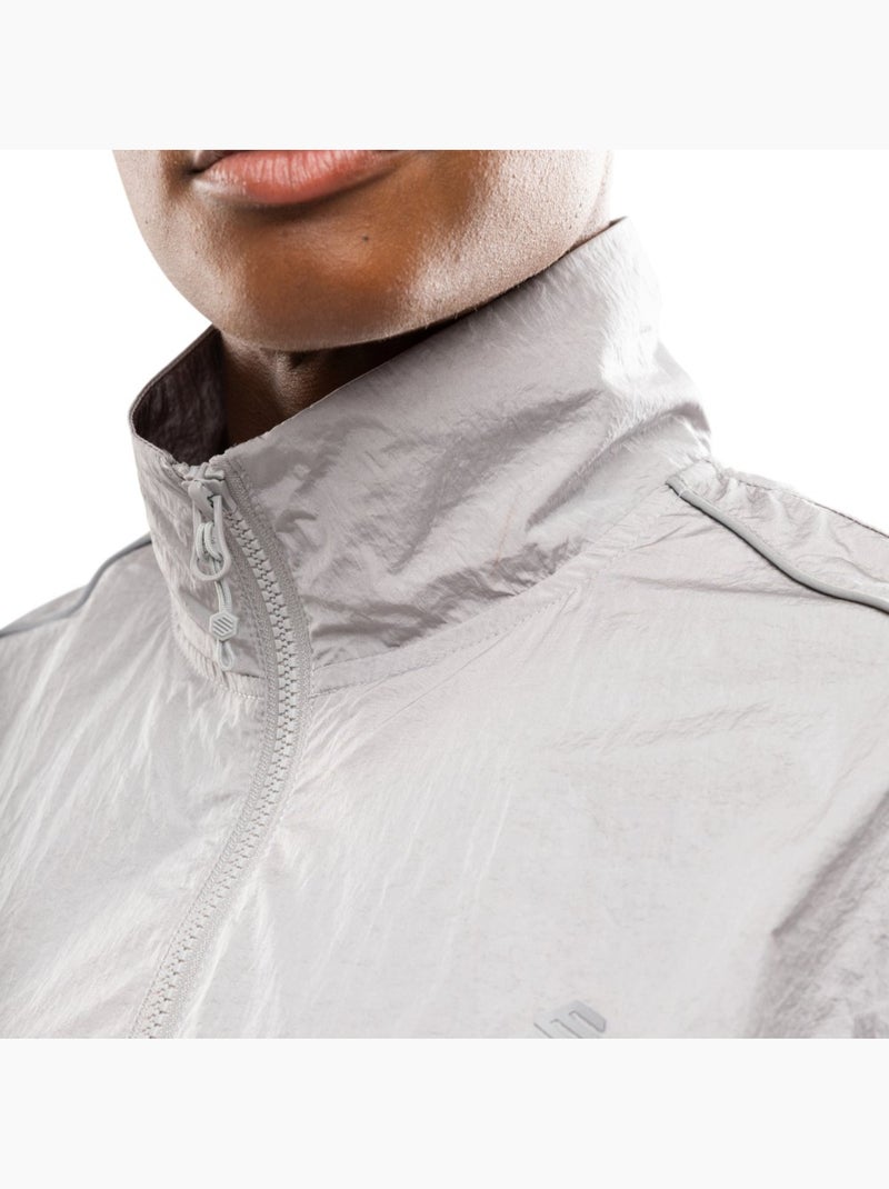 Veste running légère femme fitness femme ueno light gray Blanc Gris - Kiabi