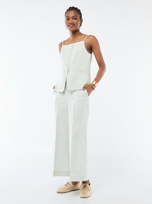 Veste sans manches à bretelles - Kiabi