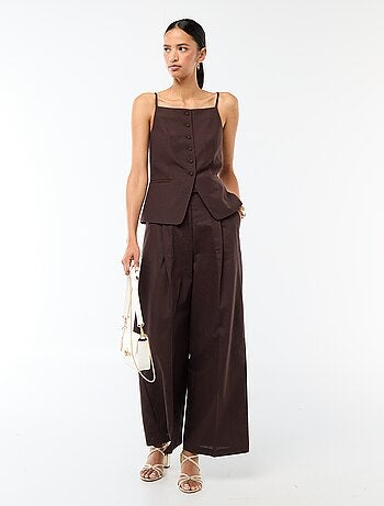 Veste sans manches à bretelles