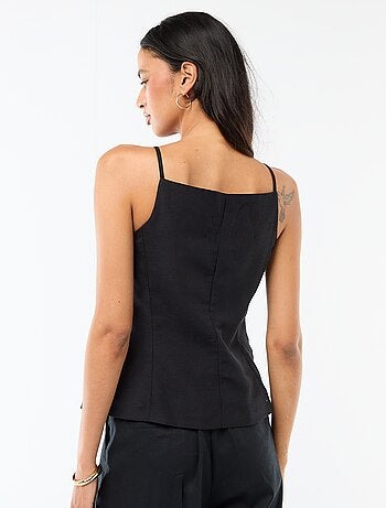 Veste sans manches à bretelles