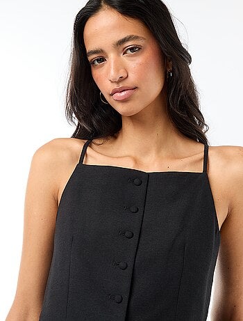 Veste sans manches à bretelles