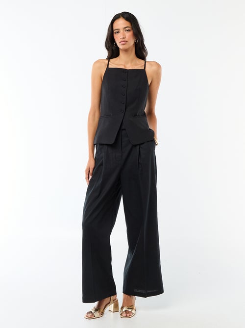 Veste sans manches à bretelles - Kiabi