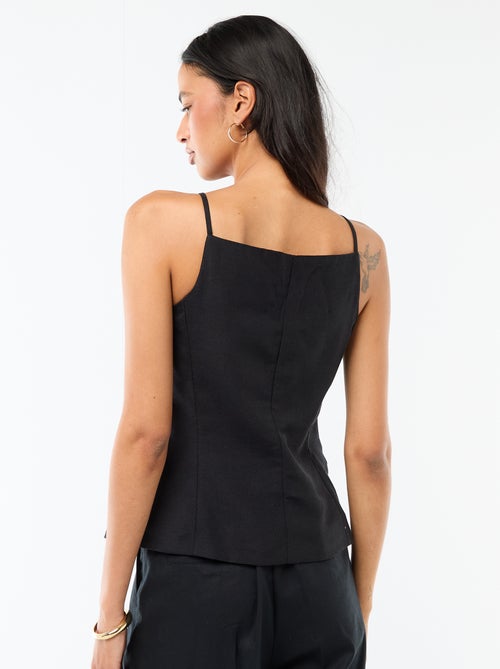 Veste sans manches à bretelles - Kiabi