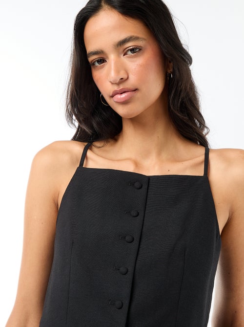 Veste sans manches à bretelles - Kiabi