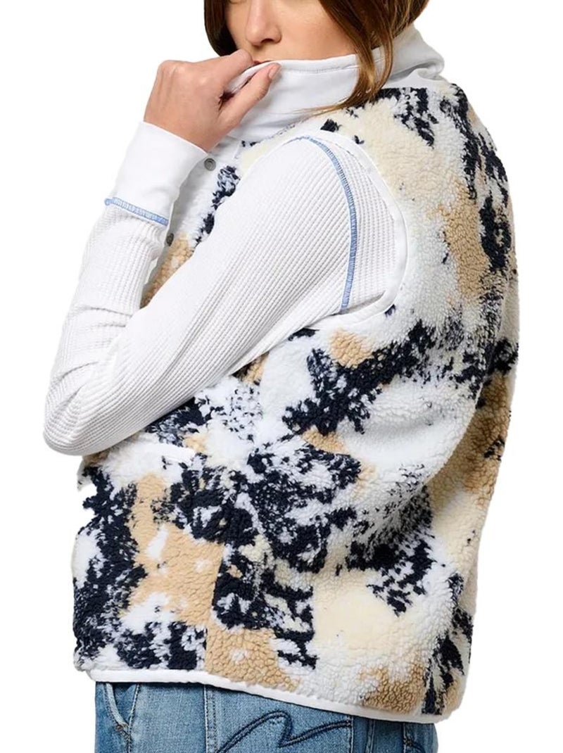 Veste sans manches camouflage femme kaporal Blanc - Kiabi