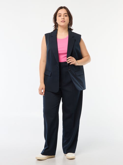 Veste sans manches coupe longue - Kiabi