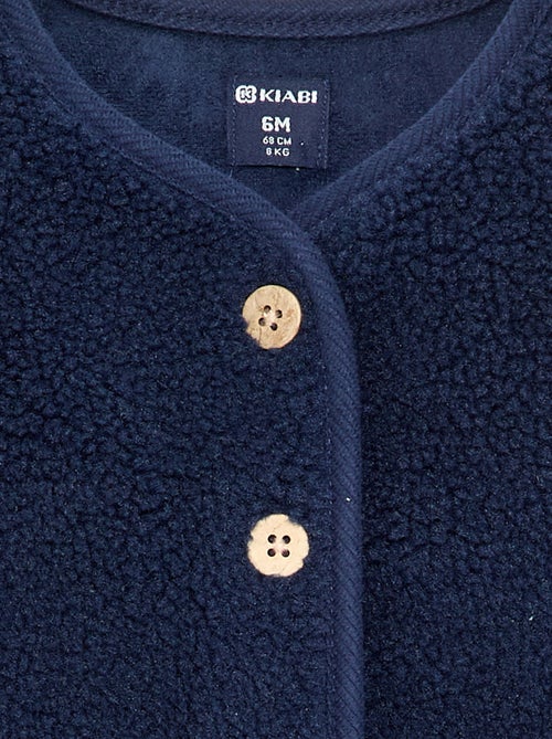 Veste sans manches effet moutonné - Kiabi