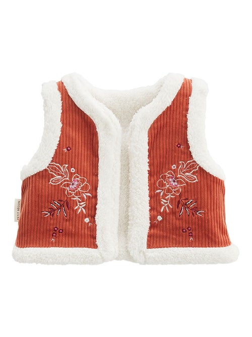 Veste sans manches enfant réversible en velours côtelé Manouk - Kiabi Veste sans manches enfant réversible en velours côtelé Manouk - Kiabi