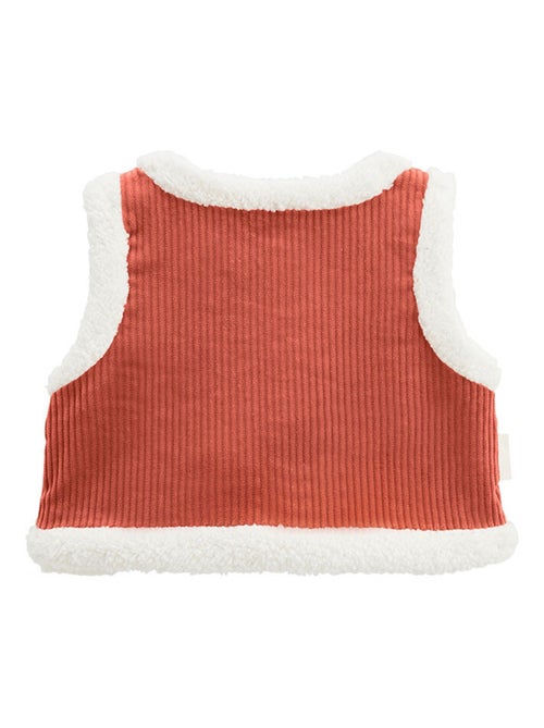 Veste sans manches enfant réversible en velours côtelé Manouk - Kiabi Veste sans manches enfant réversible en velours côtelé Manouk - Kiabi
