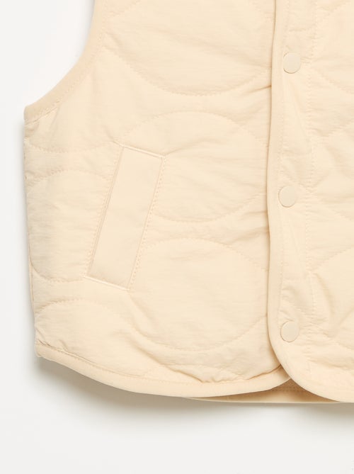 Veste sans manches matelassée - Kiabi Veste sans manches matelassée - Kiabi