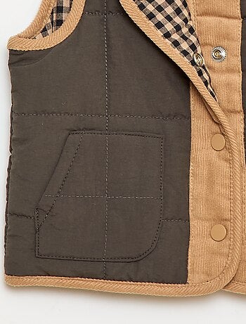 Veste sans manches matelassée