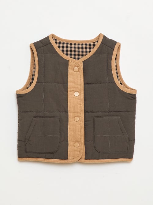 Veste sans manches matelassée - Kiabi