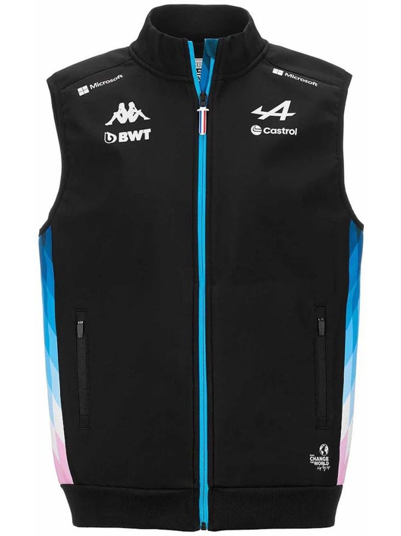 Veste Sans Manches Turquoise Homme Kappa Abosle Noir - Kiabi