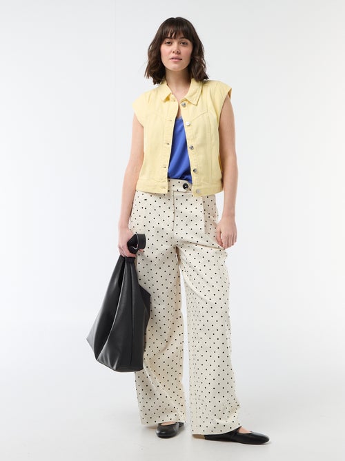 Veste sans manches unie - Kiabi