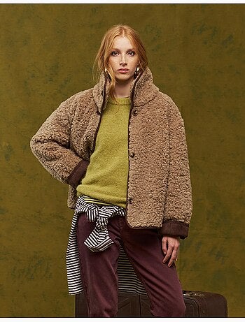 Veste shearling, mo fashion