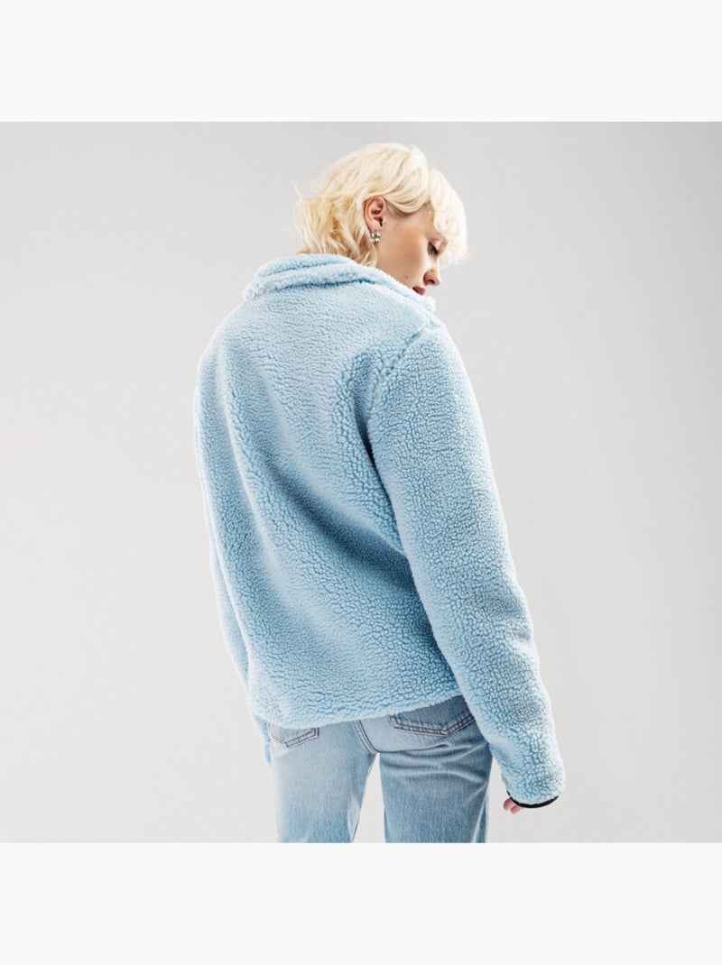 Veste sherpa femme lifestyle femme azure-w Bleu - Kiabi
