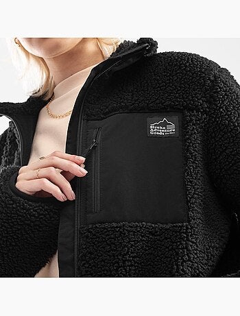 Veste sherpa femme lifestyle femme blackcomb-w