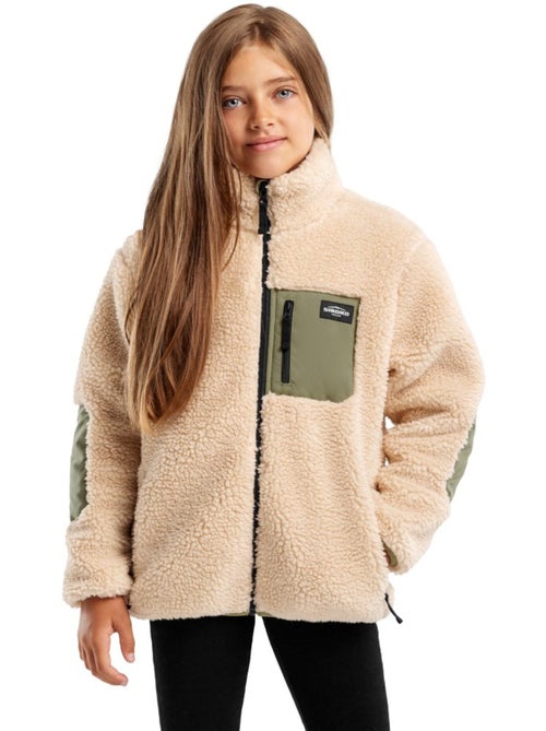 Veste sherpa fille lifestyle enfants spirit-g - Kiabi