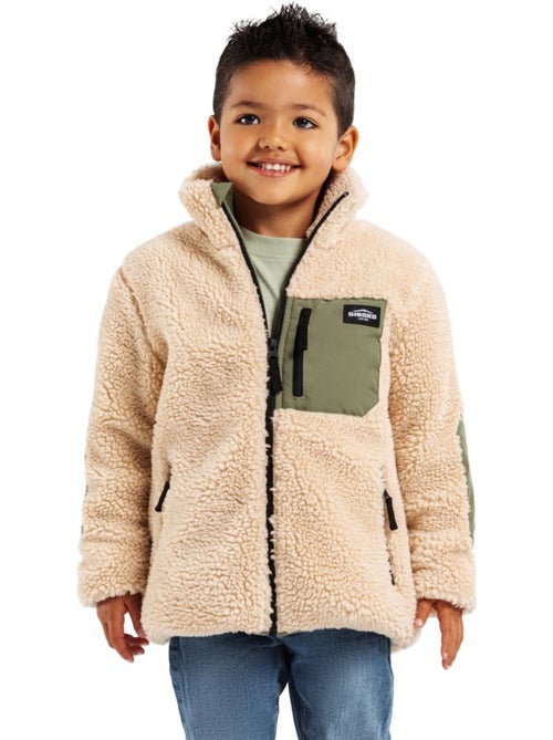 Veste sherpa garçon lifestyle enfants spirit - Kiabi